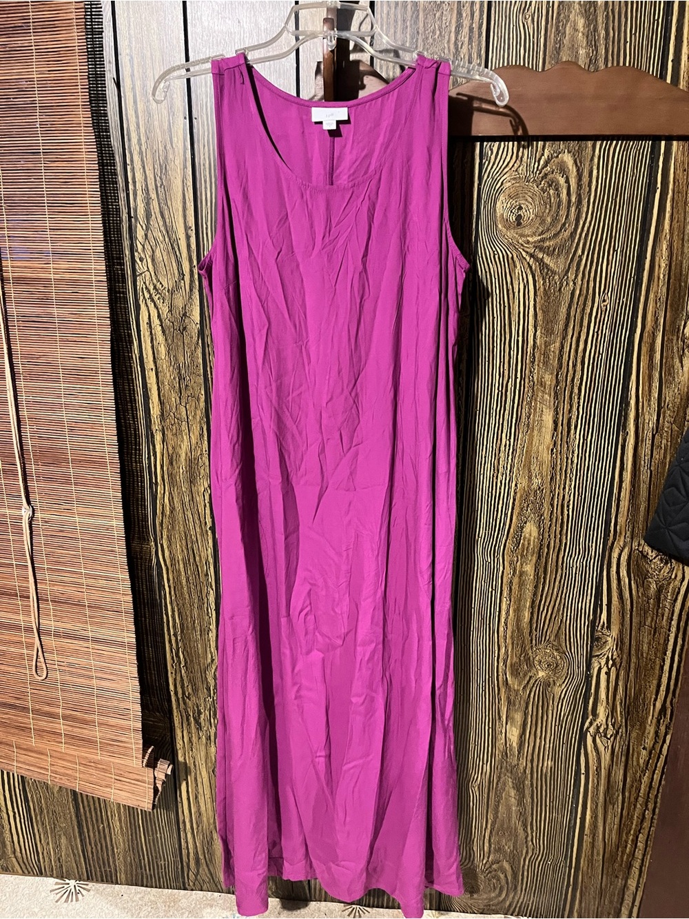 Women’s Sleeveless Magenta Maxi Dress